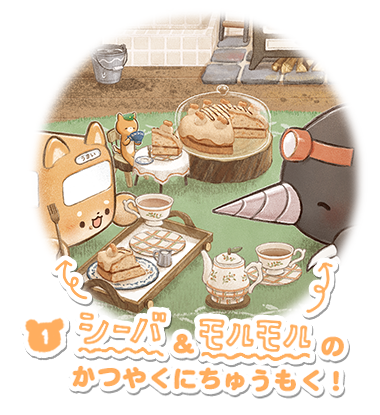 シーバ＆モルモルのかつやくにちゅうもく！